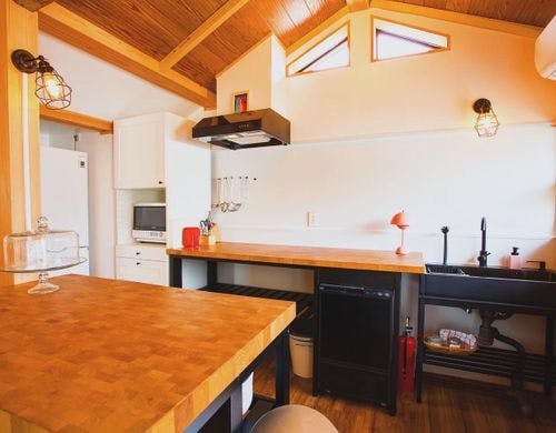 自由にお料理できるキッチンカウンター