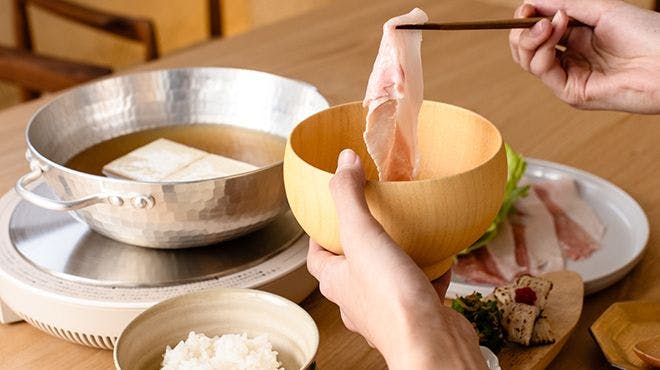 เพลิดเพลินกับหมูอากูในรูปแบบชาบูตั้งแต่เช้า