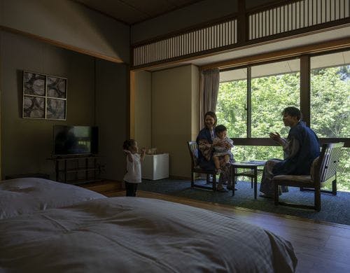 和洋室10畳のお風呂付きのお部屋