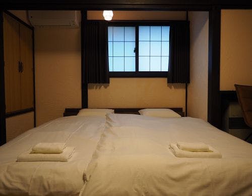 ベッドが繋がっているハリウッドツイン