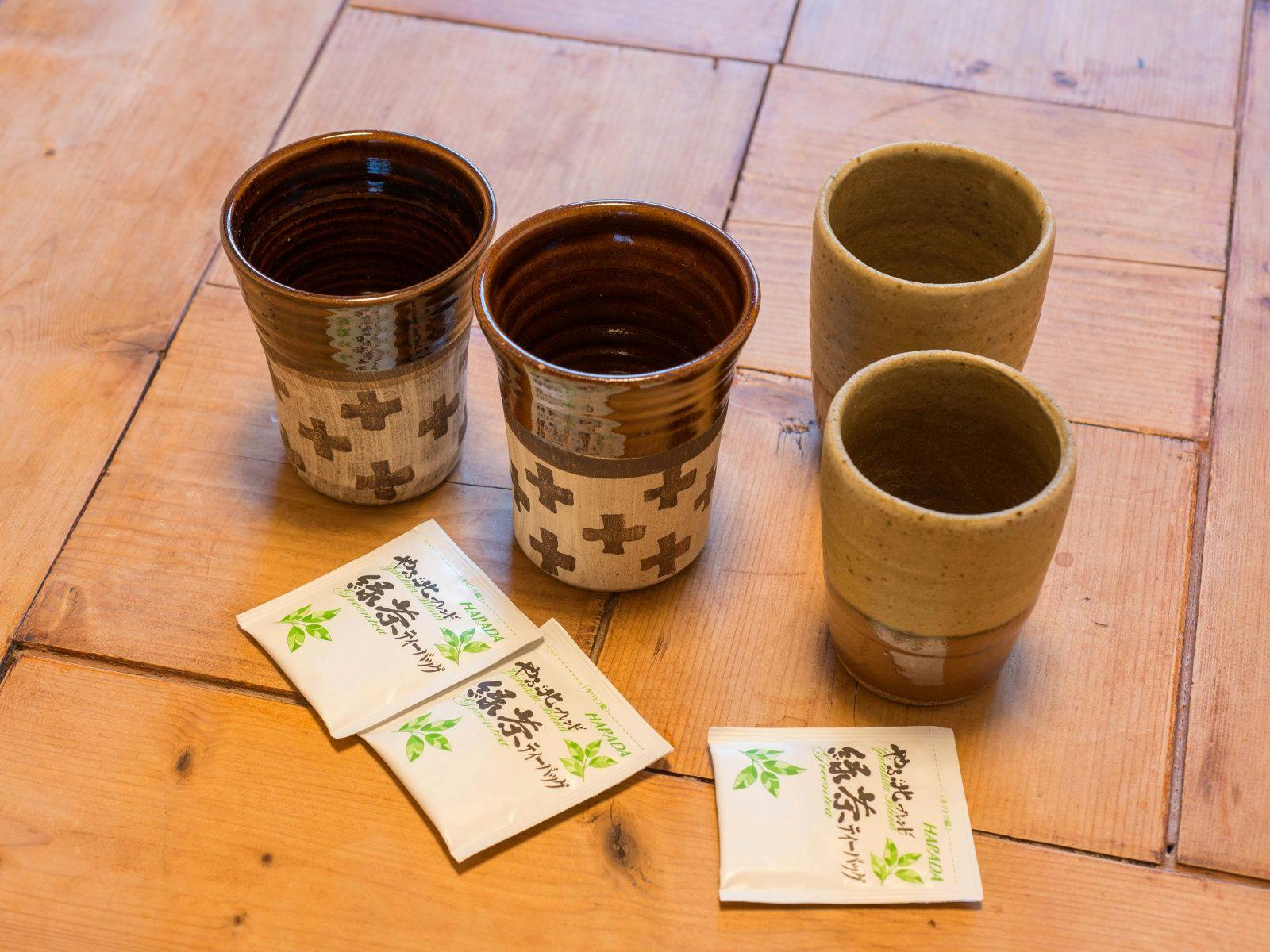 *ตัวอย่างห้องพัก / เครื่องปั้นดินเผา Mashiko