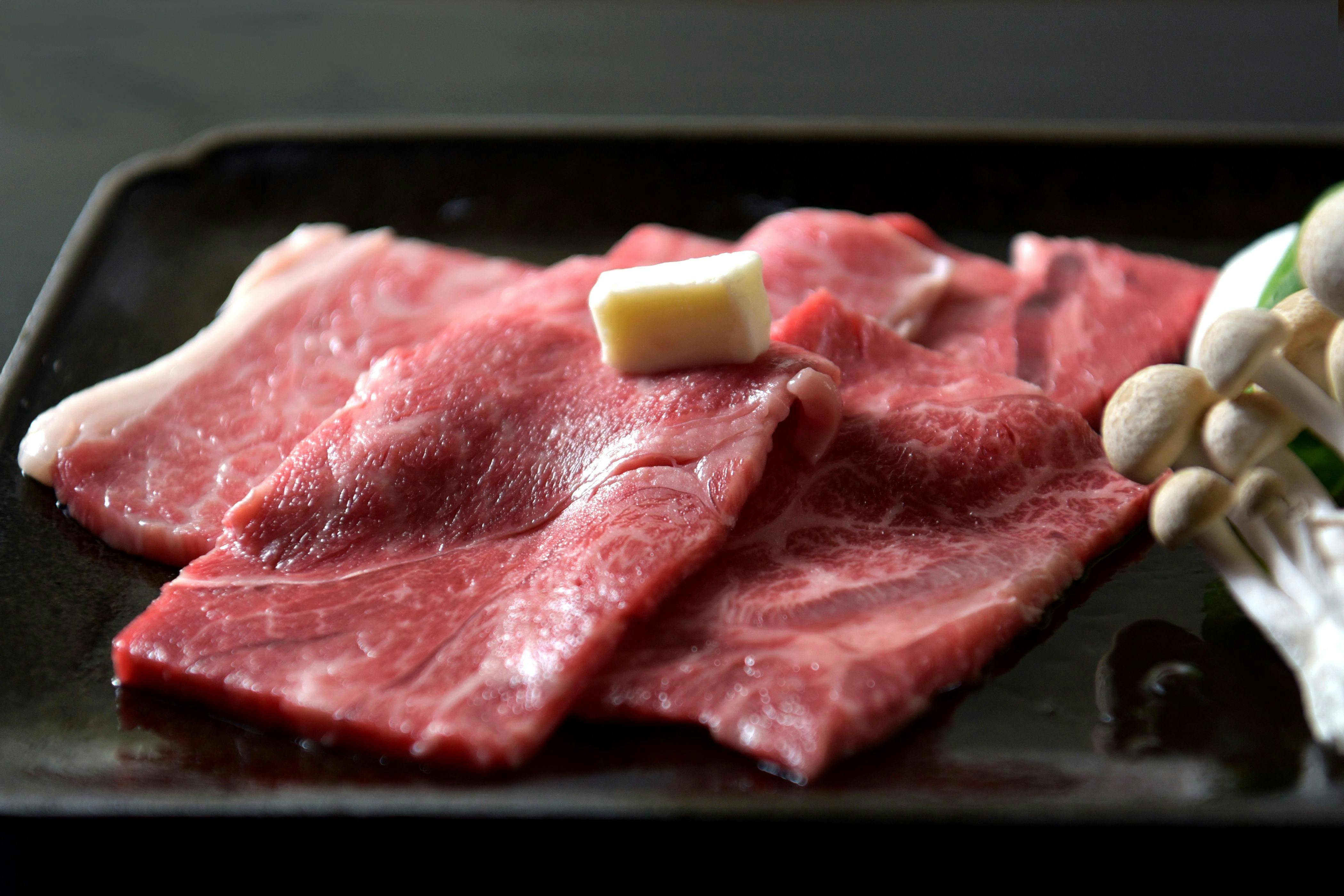 Teppanyaki daging tanpa lemak Wagyu Oita