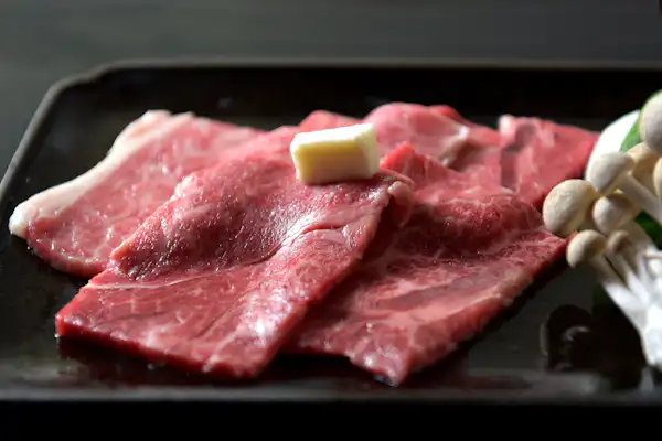 Teppanyaki daging tanpa lemak Wagyu Oita