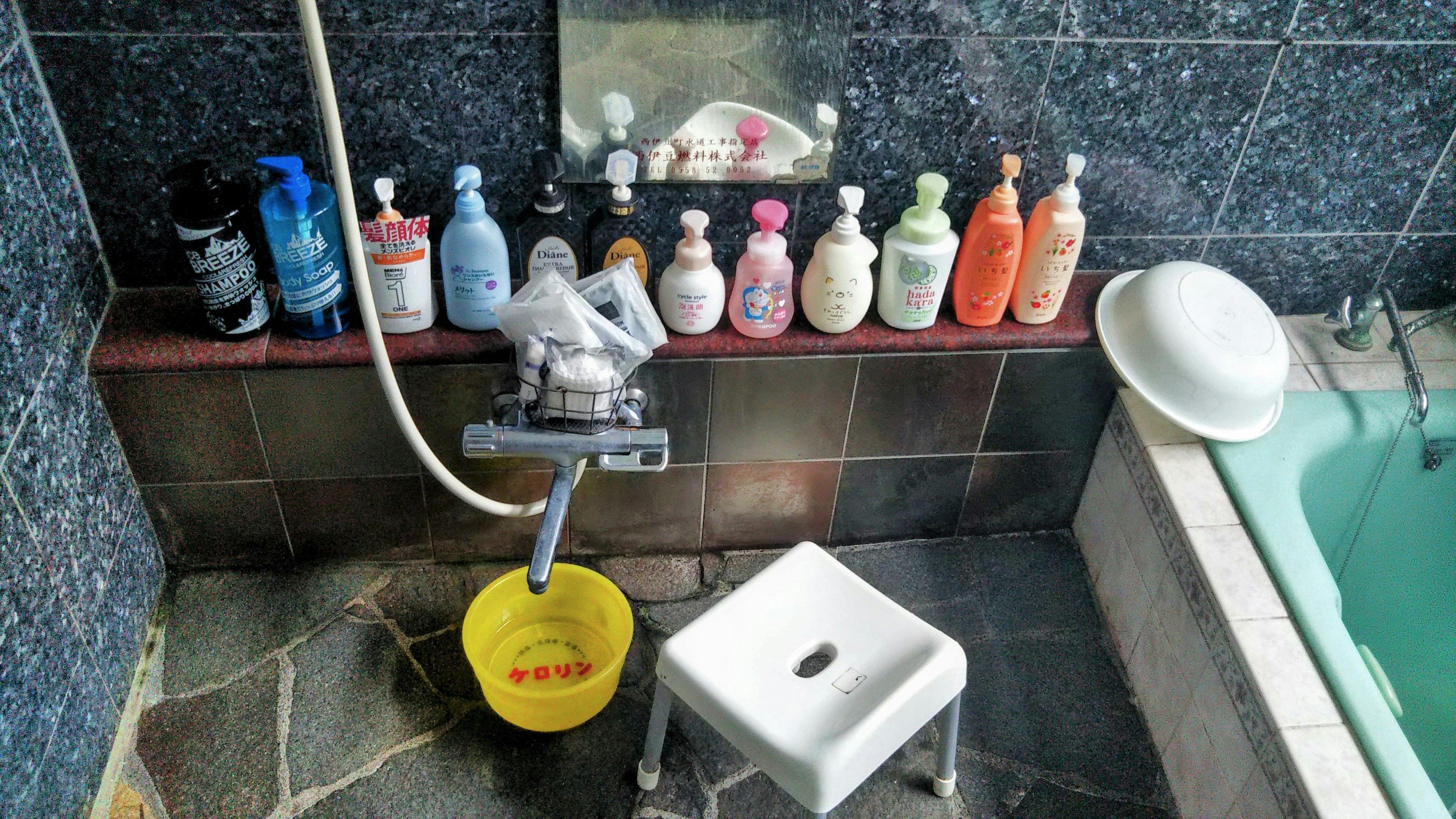 แชมพู, ผ้าขนหนูสำหรับร่างกาย