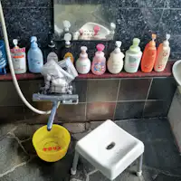 แชมพู, ผ้าขนหนูสำหรับร่างกาย