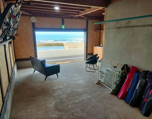 １階のBBQスペースです。