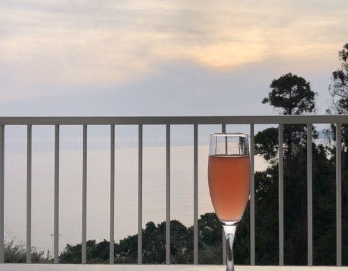 お風呂からの眺め