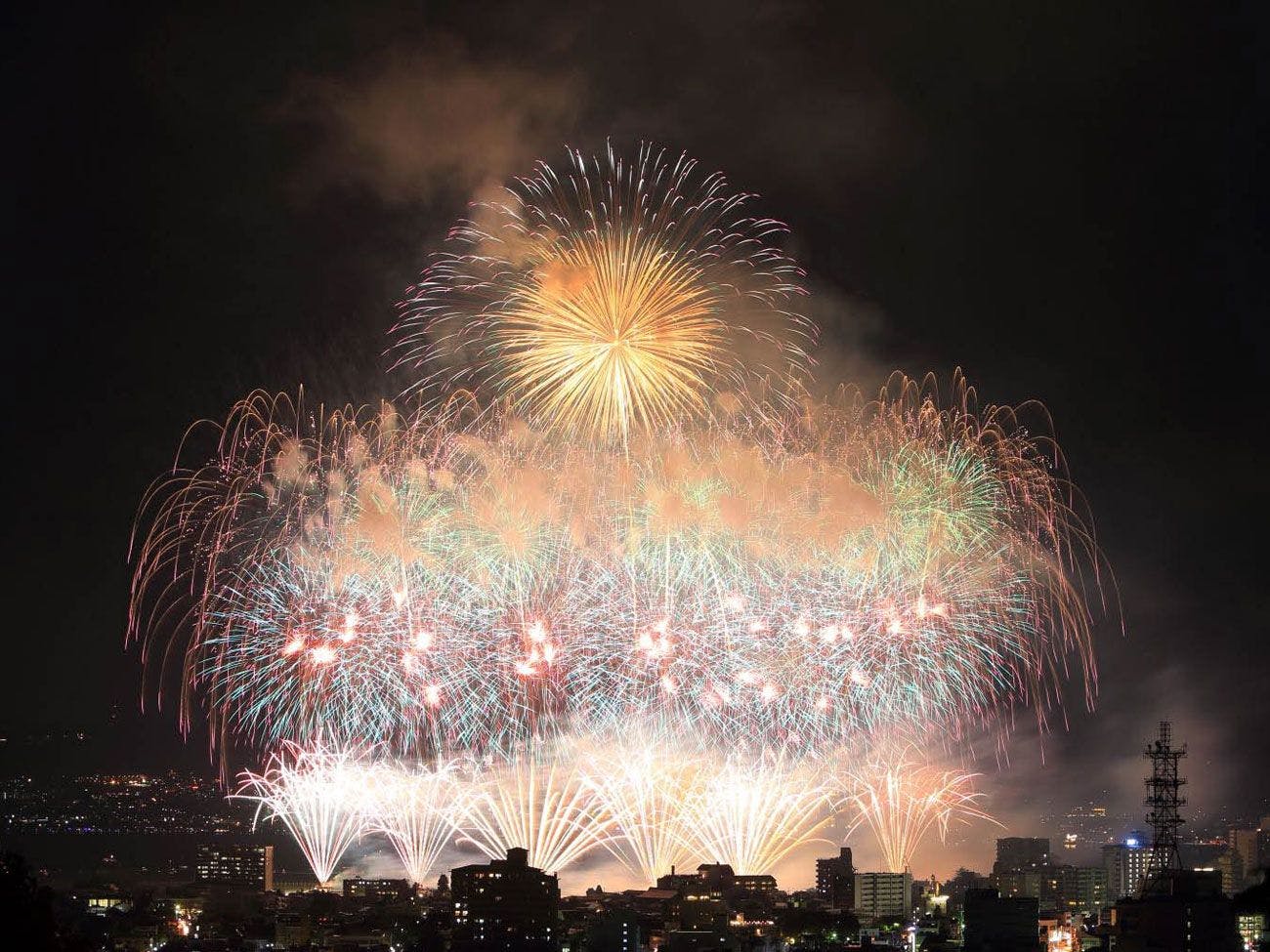 수와호 불꽃놀이 대회