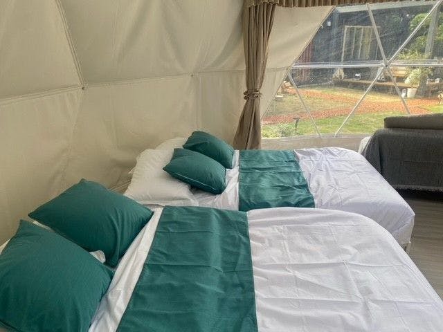 ภายในเต็นท์โดม