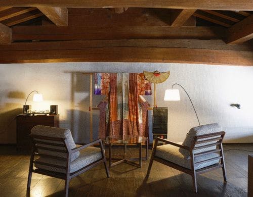 西馬音内盆踊りの「端縫い衣装」を特別展示