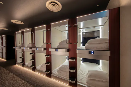 ห้องพักแบบแคปซูล