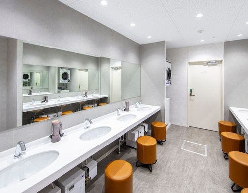 ◇女性用カプセルルーム：洗面所