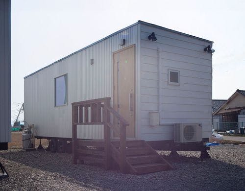 トレーラーハウス能登牡蠣の宿ike外観