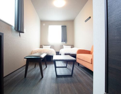 トレーラーハウス牡蠣の宿ike内観