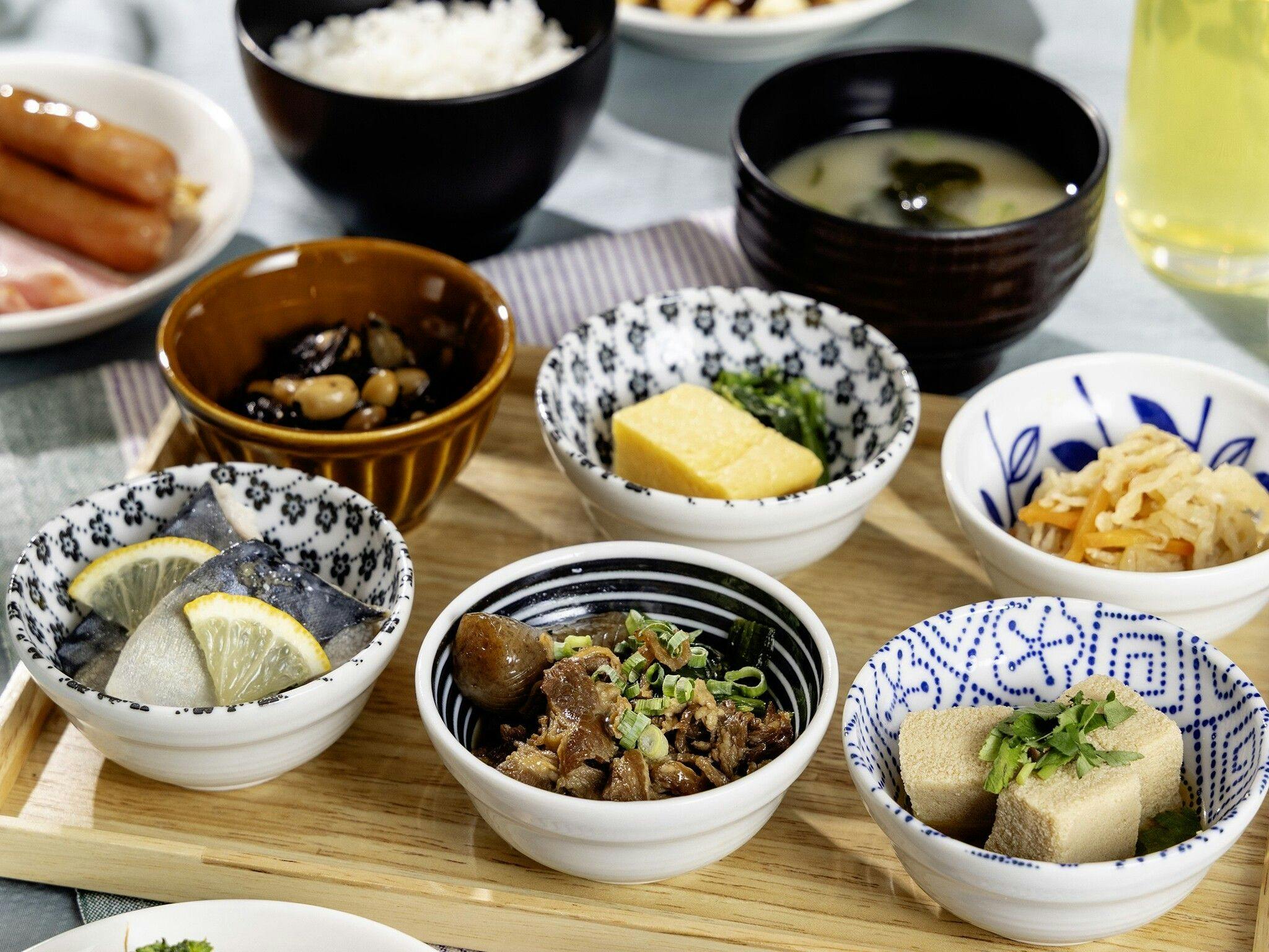 【อาหารเช้า】เลือกชามเล็กได้ (ภาพตัวอย่างการจัดเสิร์ฟ)