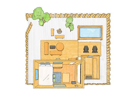 前鬼の間取り図