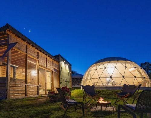 湖畔レイクドーム（夜）