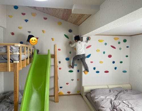 【1号棟】カラフルなボルダリング！