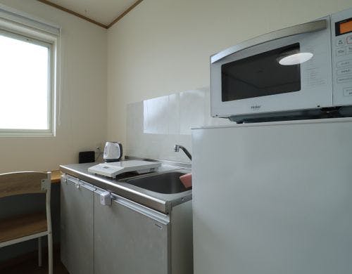 【5号棟】ミニキッチン付きで自炊も出来る