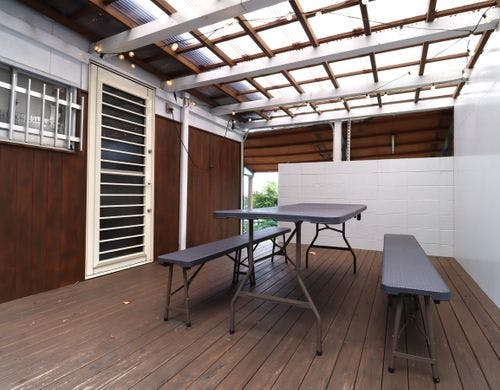 【8号棟】屋根付きオーシャンビューデッキ