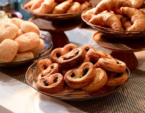 無料の健康朝食ビュッフェ