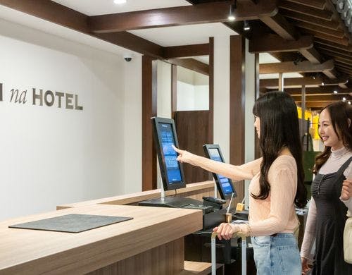 【館内設備】セルフチェックイン