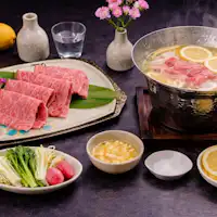 ชาบูเนื้อวัวชินชูพรีเมียมพร้อมเลมอนหมัก