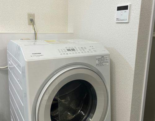 【無料】ドラム式洗濯乾燥機設置。