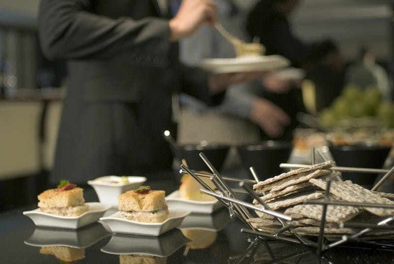 エグゼクティブラウンジでの朝食