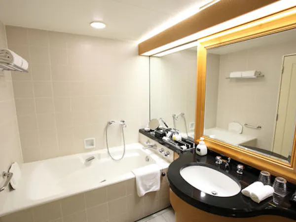 全室シャワーブースの付のバスルーム