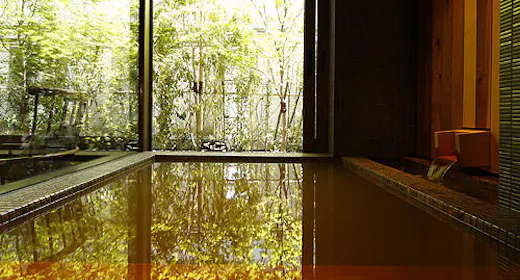 【家族で貸切温泉】神戸六甲温泉「濱泉」貸切温泉なごみ湯60分利用権付プラン(朝食付)