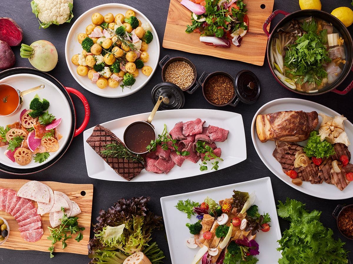 1月と2月のディナーブッフェ