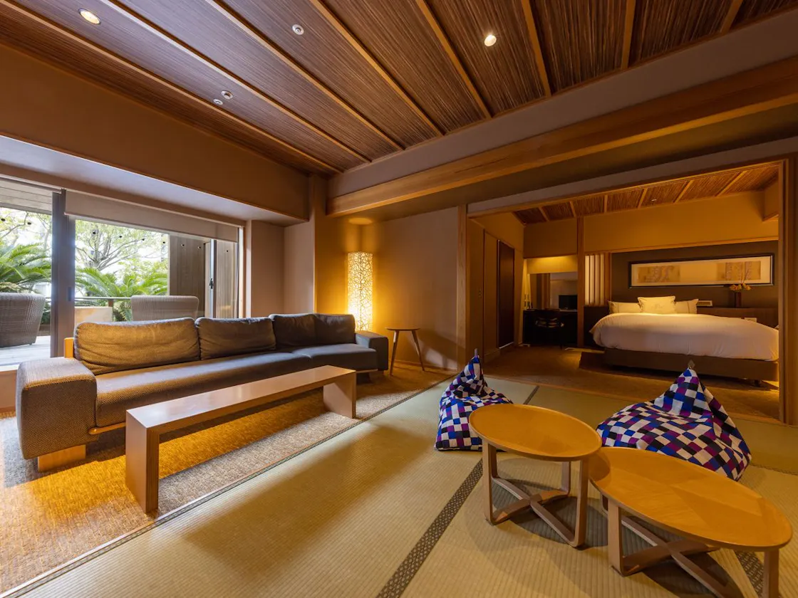 ジャパニーズスパスイート(温泉露天風呂)