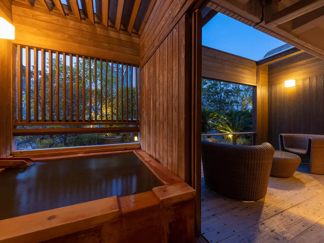 専有温泉露天風呂付和室