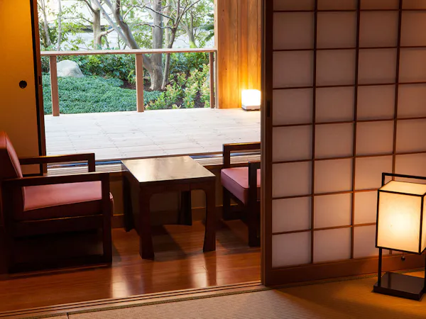 専有温泉露天風呂付和室