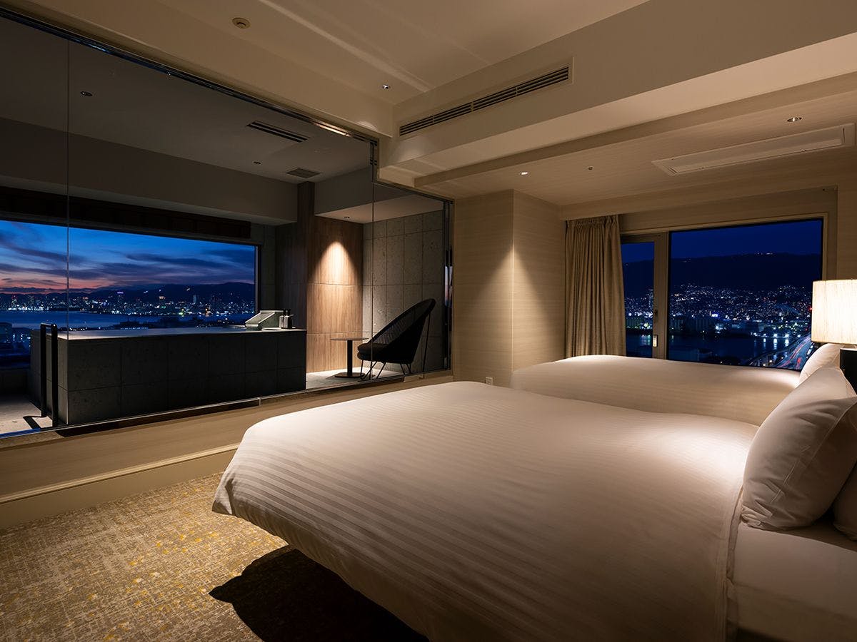 【クラブフロア】コーナービューバスツイン