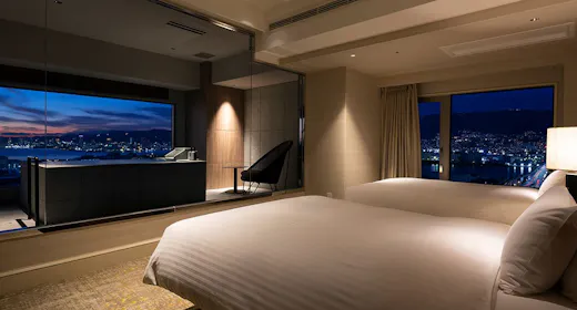 【クラブフロア】コーナービューバスツイン