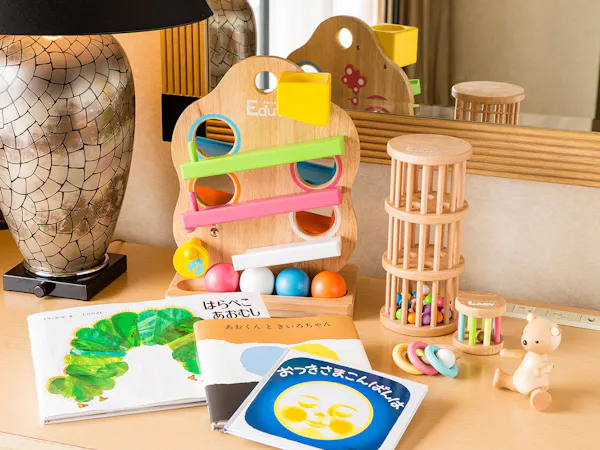 キッズアメニティ知育玩具や絵本