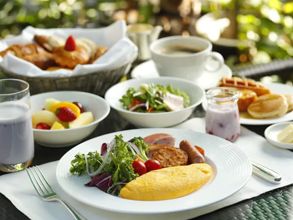 【朝食ブッフェ付き】大人気「ザ・テラス」の朝食が楽しめる/デラックス ルーム