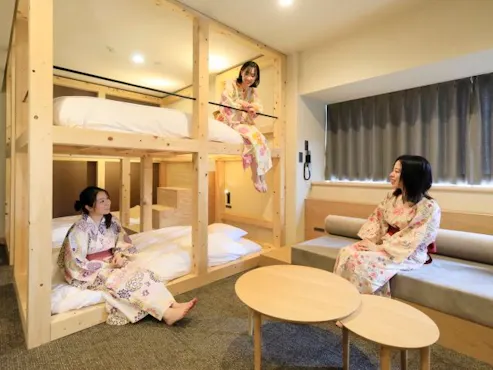 ห้องพักเตียงคู่แบบลอฟท์พร้อมออนเซ็นกลางแจ้ง