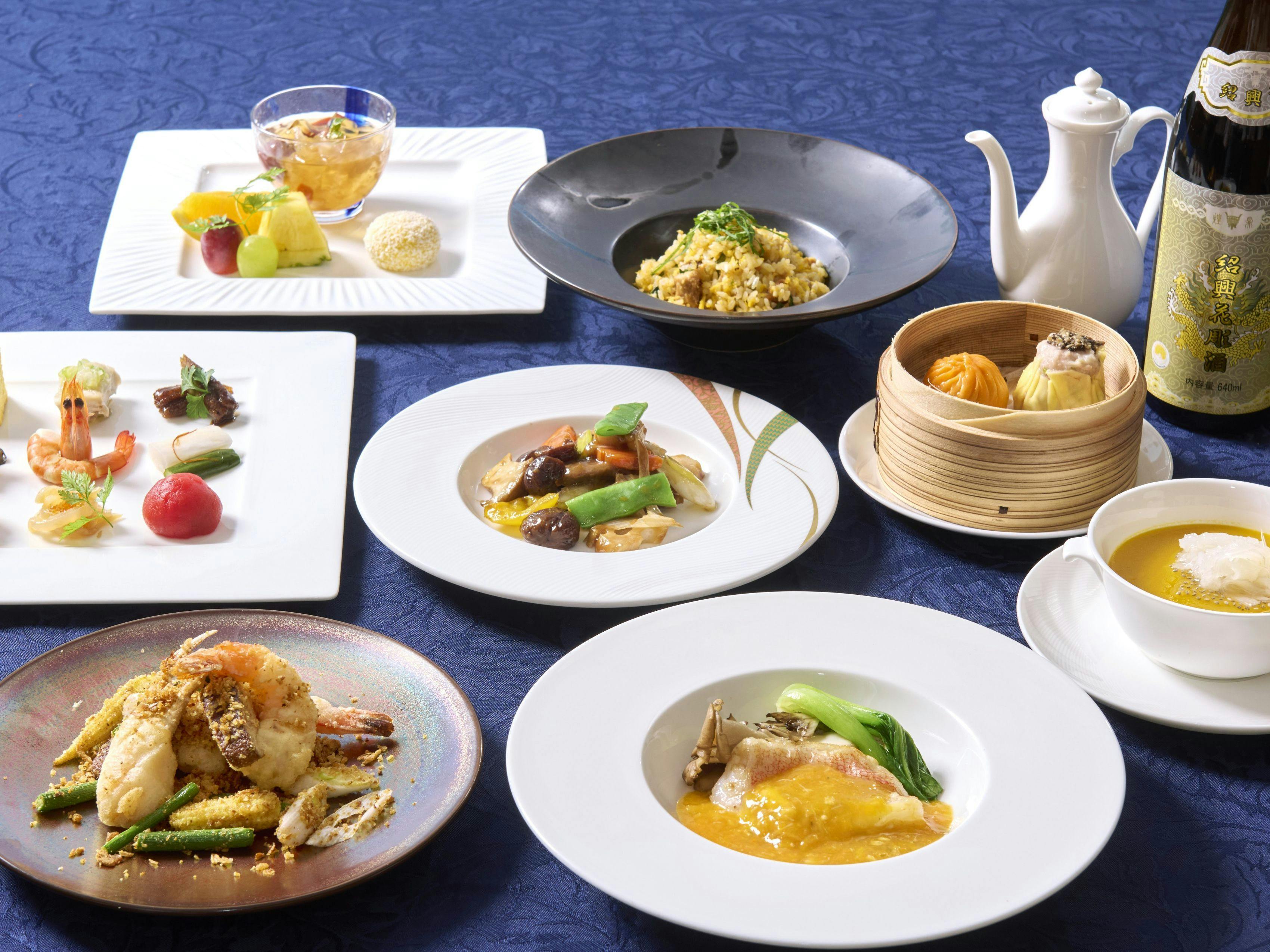 【อาหารเย็นเป็นอาหารจีน】จำกัดวันละ 1 กลุ่มเท่านั้น รับประทานอาหารเย็นเป็นอาหารจีนในห้องส่วนตัวของอัปเปอร์เลานจ์ ～แพ็กเกจรวมที่พัก 1 คืน พร้อมอาหาร 2 มื้อ～
