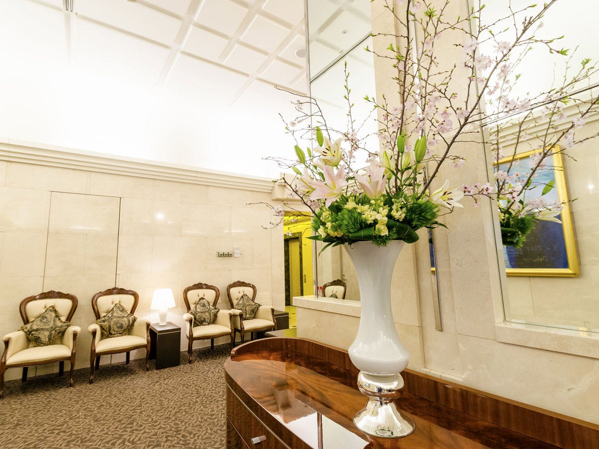 ≪ロビー≫ロビーとフロントは1階