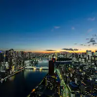 臨海副都心方面の夜景