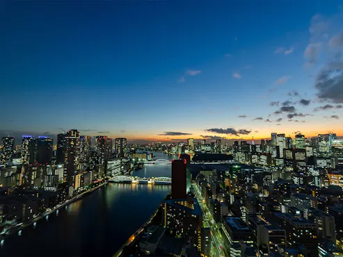 臨海副都心方面の夜景