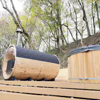 渓流バレルサウナ