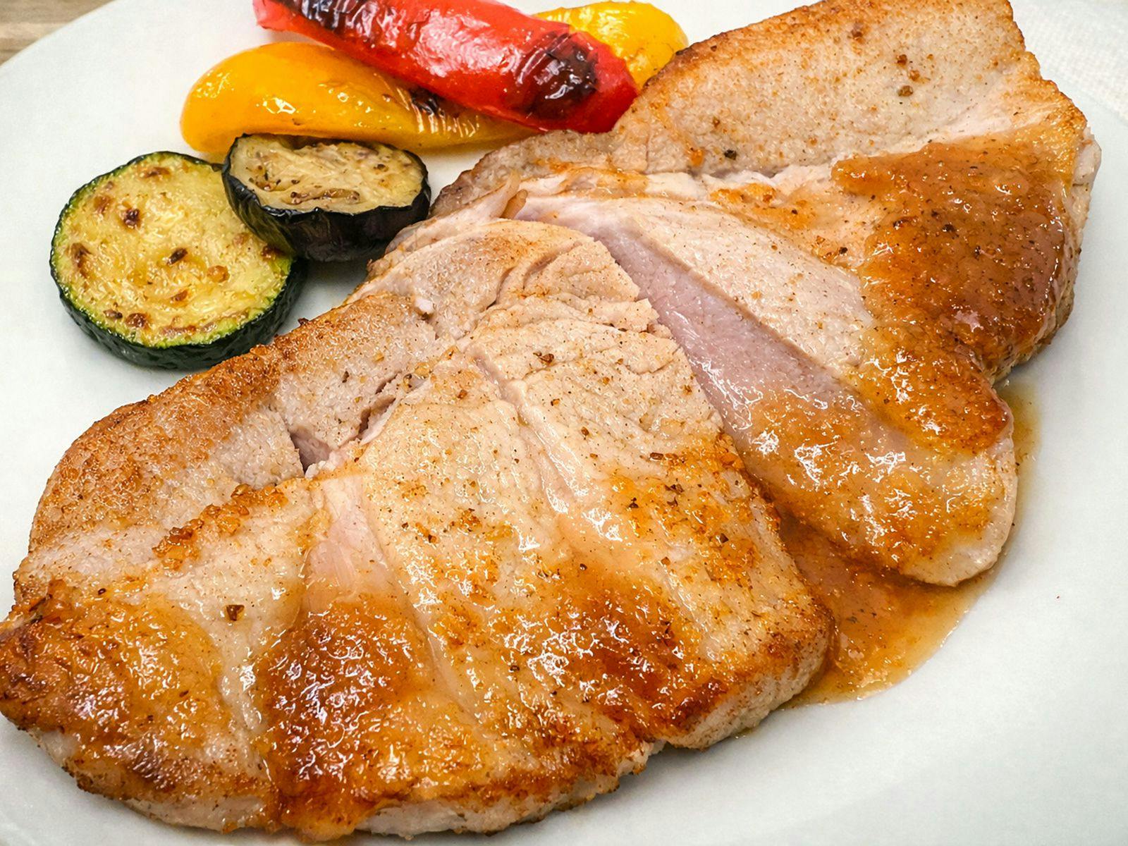 ポークのメイン料理