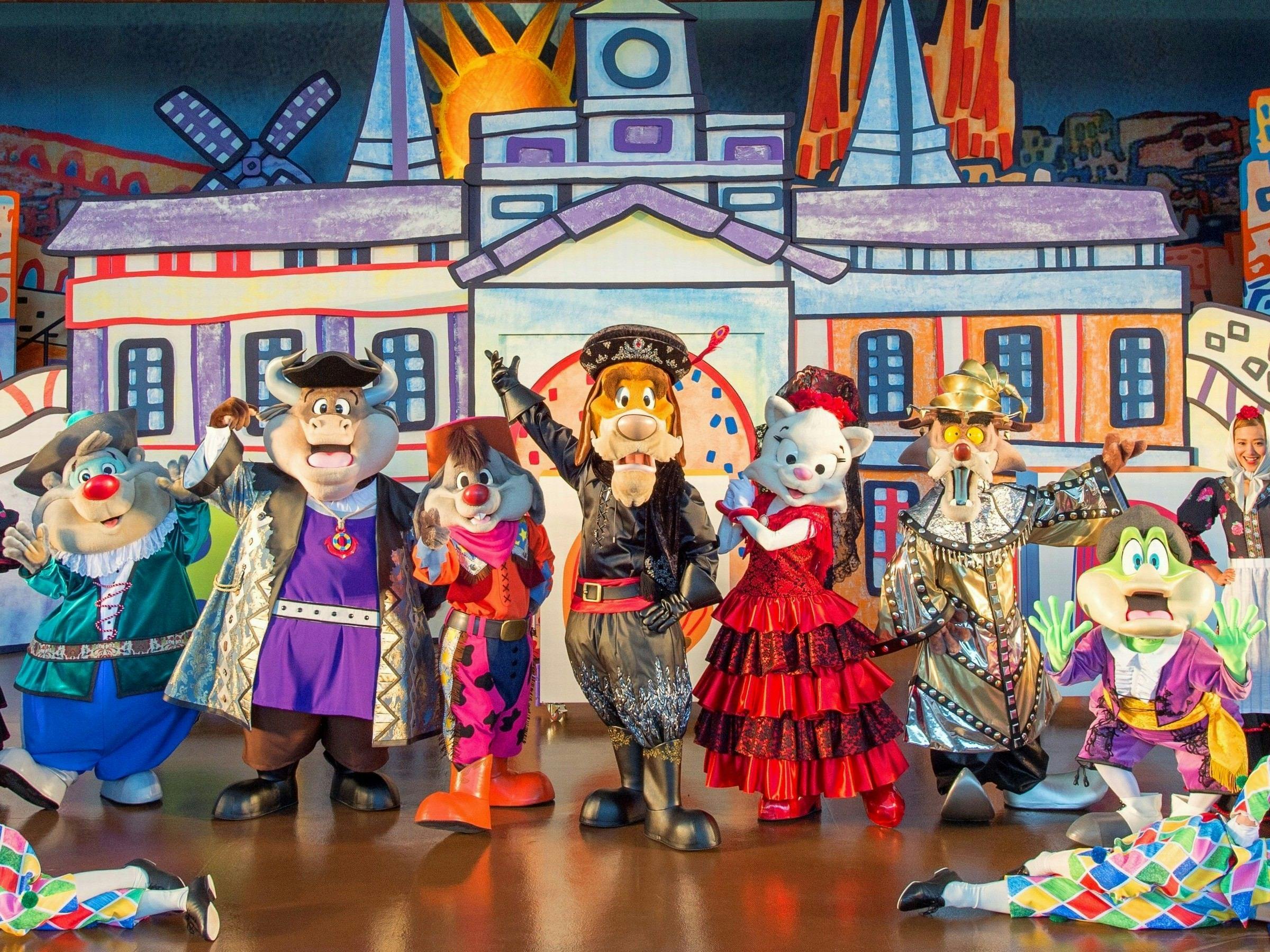 志摩スペイン村の楽しいキャラクターショー