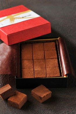 越乃寒梅をつかった生チョコレート