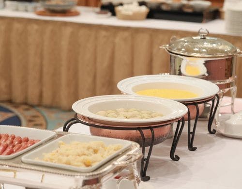 洋食ブッフェ台の一例
