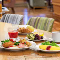 ภาพบุฟเฟ่ต์อาหารเช้า